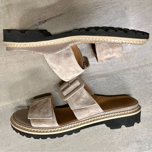 LDP Dalbir Suede Buckle Strap Sandals | Size 8.5M - Picture 7 of 10